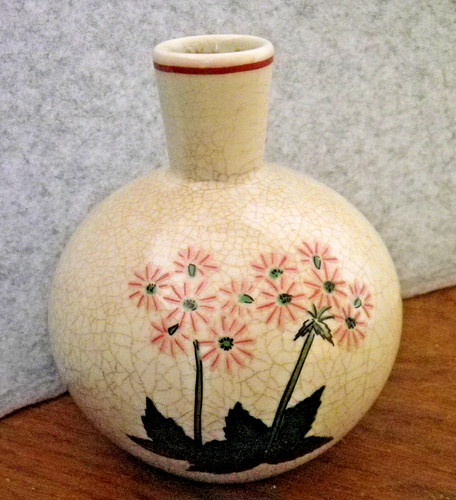 Ancien petit vase boule - , japon