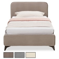 Lit simple 90x190 en tissu
