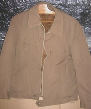 Veste / Blouson en Tergal avec doublure en fausse fourrure - Taille M