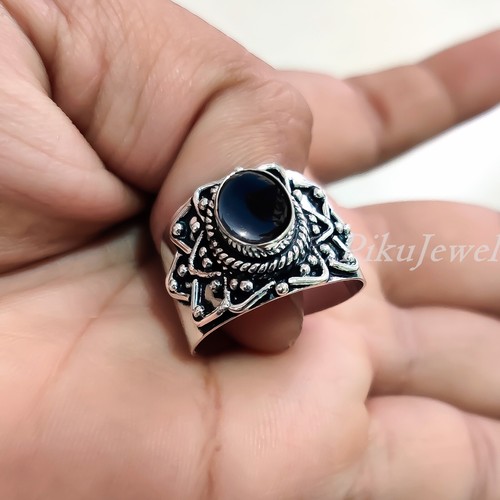 Bague bohème argent - bague,