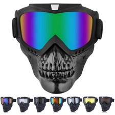 Masque et Lunettes de Protection Tactique pour Airsoft/CS/Chasse/Paintball/Tir