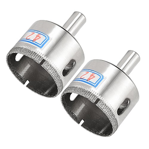 2pc 42mm diamant - 42mm, trou