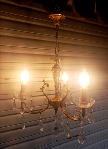Ancien lustre feux à - ancien,