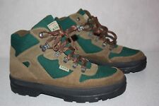 AIGLE Chaussures Randonnées Cuir Textile Vert Kaki  T 44 TBE