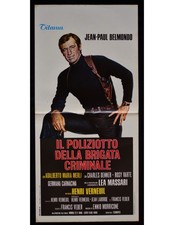 Affiche Le Policier De La Brigade Criminelle Jean Paul Belmondo Verneuil B378