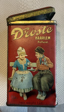 Ancienne boîte métal Droste’s Cocoa – Haarlem Holland – Publicité vintage