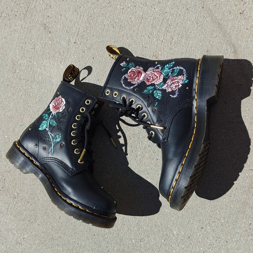Doc martens black leather - black,