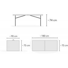 Table pliante portable SILVERA