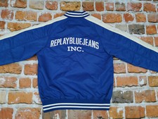 Replay Bleu Jeans Inc.23 Vintage Veste Bomber Ciel Décontracté Gr : M Pointe Top