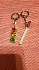 Porte clés matraque et feux tricolores 60's