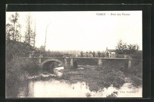 CPA Toucy, Pont des Vernes 