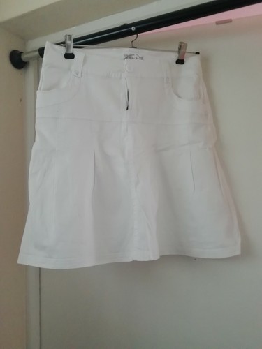 Jupe blanche taille mim - blanche, 38