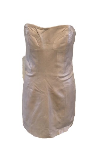 Très belle robe bustier - robe, cuir