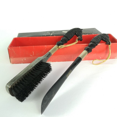 Chausse pied brosse motif - chausse-pied, et