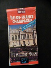 carte IGN rpuge 103  top 250  ile de france champagne 1992