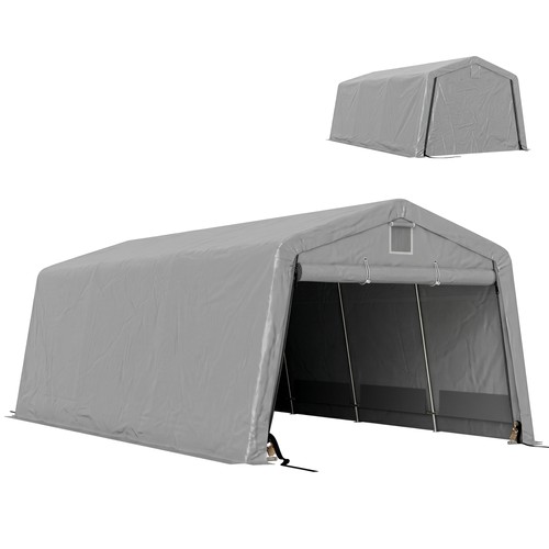 Outsunny carport 618x330x240cm - carport,