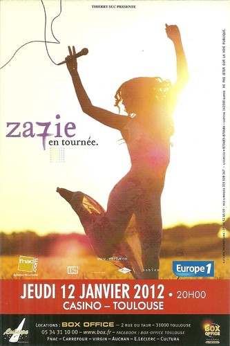 Rare flyer zazie en - /,