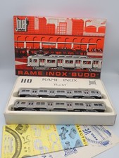 Train Electrique HO - Jouef - Rame Inox BUDD Réf. M761E Etat Neuf - Train HO