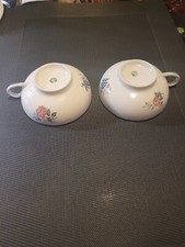 2 TASSES A THE PORCELAINE FINE