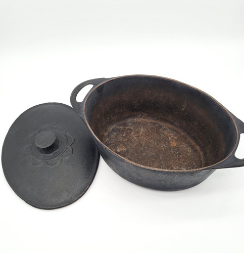 Ancienne marmite cocotte - , en