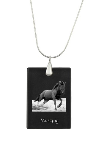 Mustang pendentif cristal avec - pendentif,