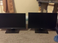 Two 23 Inch Dell Computer
