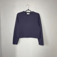 Sweat-shirt crop col rond