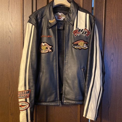 Veste cuir harley - en,