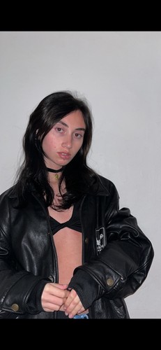 Veste cuir de moto - de,