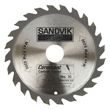 Sandvik 8501 170mm X 30mm 24T TCT Lame de Scie Circulaire pour Bois, Board, PVC