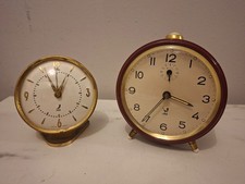 COLLECTION RÉVEIL MECANIQUE JAZ PENDULE RARE - LOT X2 REVEILS - A REVISER