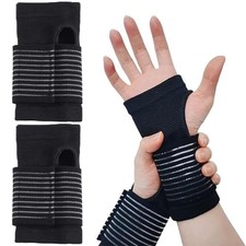 Attelle Poignet, 2 Pièces, Support Flexible Pour Syndrome Du Tunnel Carpien, ...