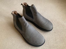 Boots Stalon Cuir Nubuck Gris