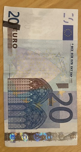 Billet euros 2002 - billet, de