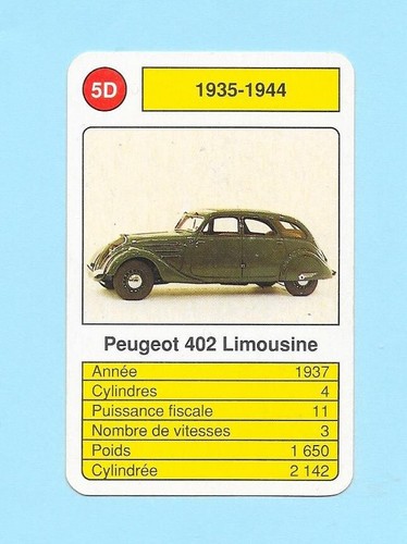 Carte 1935 1944 - n°5d, 1935/1944