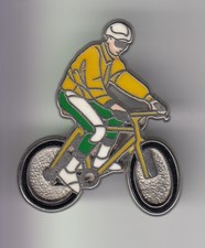 RARE PINS PIN'S .. VELO CYCLISME CYCLING CLUB TEAM VTT TRIAL ARGENT 3D  ~DZ