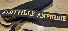 Ruban légendé Marine FLOTTILLE AMPHIBIE Commando Indochine ORIGINAL FAIS FAN