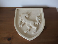 Blason écusson en pierre reconstituée Licorne