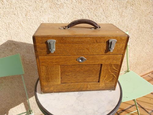 Coffre ancien chene annee - ancien,