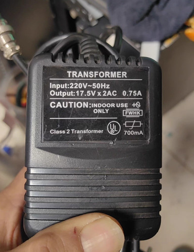 Jbl 5vx2ac 75a 220v - 0.75a,