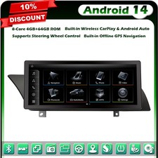10.25" 48-Core Android 14 GPS Autoradio CarPlay BT pour Audi A4 S4 RS4 A5 S5 RS5