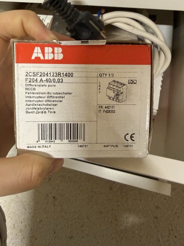 Interrupteur différentiel abb - interrupteur,