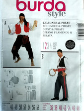 2507 PATRON BURDA  COSTUME CARNAVAL PIRATE GIPSY FLAMENCO 46 AU 58