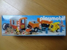 Playmobil 3474 V1 100% Complet Camion et Remorque Travaux Publics de (1981)