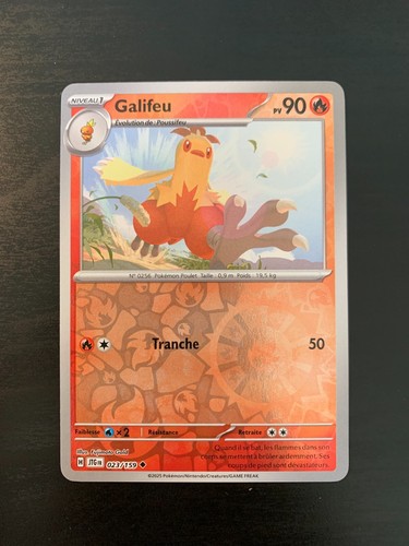 Carte pokémon reverse galifeu - pokémon,