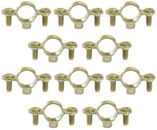 - C60424 - Lot de 10 colliers supports simples de fixation Ø14-1/4'' - fixati...
