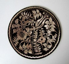 ancienne assiette en cuivre