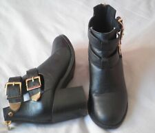 Bottines femme noir ouvertes avec brides Pointure 36