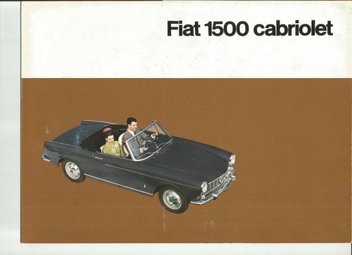Fiat 1500 cabriolet 1961 - fiat,