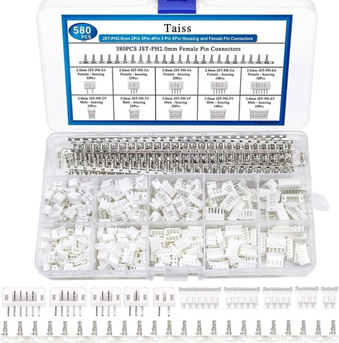 580pcs kit connecteur jst - de,